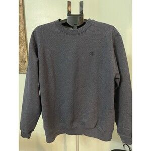 Champion Authentic Eco Fleece Crewneck Sweatshirt L Grey Heather Men